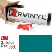 3M 3630 Scotchcal Teal Green 246 Translucent Vinyl Film Craft Sign Sheet Roll