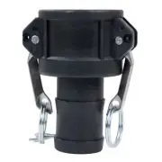 1PC Polypropylene Camlock Fitting 1-1/2" Type C Female Coupler x Hose End