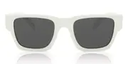 Prada PR A06S 17K08Z Men's Sunglasses White Size 50