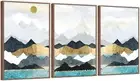 TIME TREE Nordic Light Luxury Landscape painting Moon Sun Animal Paintings Ca...