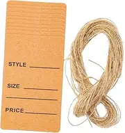 GANAZONO 200Pcs Writable Tags with String Price Display Labels for Jewelry Clothes and Crafts for Business Tagging Needs