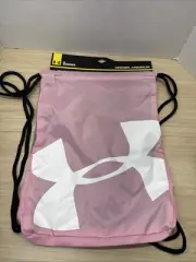 Under Armour Sackpack Drawstring Backpack Lightweight Gym Bag Pink New w Tags