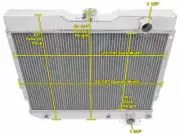 3 Row Eagle Champion Radiator for 1965 Chevrolet Bel Air #CC65BA