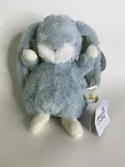 Bunnies By The Bay Tiny Nibble Bunny Stormy Blue Plush Stuffed Animal Toy NEW