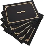 TEHAUX 5 Pcs Certificate Cover A4 Size Paper Award Holder Diploma Holder Document Protective Cover Decor