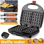 4-in-1 Stainless Steel Sandwich Panini Press Donut Pancake Waffle Maker Grill AU