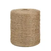 Natural Jute Twine, 984 Feet 2mm Jute Garden Twine, Brown Twine String for