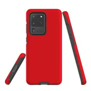 For Samsung Galaxy S20 Ultra Case, Armour Back Cover, Red