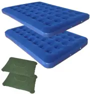 2-Piece of Zaltana Double Size Air Mattress 2 Inflatable Pillow (AMD+PL1) x2