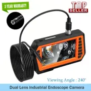 Industrial Endoscope 1080P HD Inspection Camera Borescope 4.3Inch LCD Screen 8mm