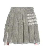 4-Bar tweed mini skirt IT40,IT42,IT38 grey