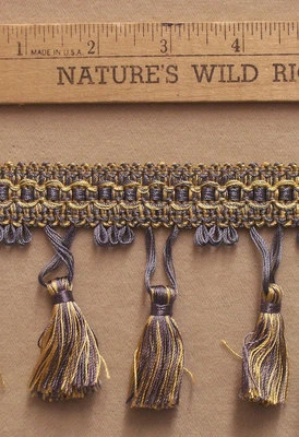 Tassel Trim in Blue & Yellow Gold Sewing Crafts TR 706 & 707