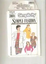 Simplicity Sewing Pattern 9628 Misses Jacket Size 6-14 H5