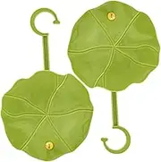 MUELODSIC 2pcs Creative Lotus Hat Rack and Coat Hook Wall Organizer Easy Installation No Drilling Required Stylish Storage for Hats Bags and Accessories