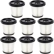 IW3511 BU3521 Filters Replacement Part For Shark IW3511 IW1111 IW1120 Detect Pro Lightweight Cordless Stick Vacuum Cleaner and Shark BU3523 Clean Empty Auto-Empty System Portable Handheld Vacuum,8Pcs