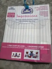 DMC Impressions Printed Needlework Fabric 14"x18" 14 Count Stripes (N)