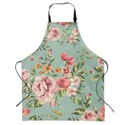 Cooking Aprons for Women with Pocket, Adjustable Floral Apron Fioral Apron 2