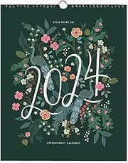 Rifle Paper Co. 2024 Peacock Appointment Calendar