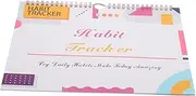 KALLORY Habit Journal Weekly Goals Notebook Positive Affirmations Wall Decor Habit Tracker Journal Goals Journal Reach Goals Calendar No Date Calendar Journal Habit Tracker Calendar Paper