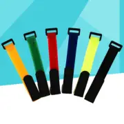 6 PCS Hook and Loop Straps Reusable Fastening Cable Straps and Cable Ties Set