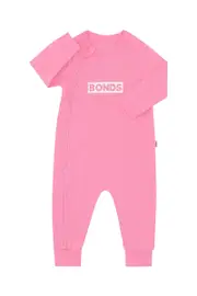 [Bonds] Bonds Newbies Tech Sweats Zip Wondersuit in Blind Blossom Size: 0-3 Months 0-3 Months Blind Blossom