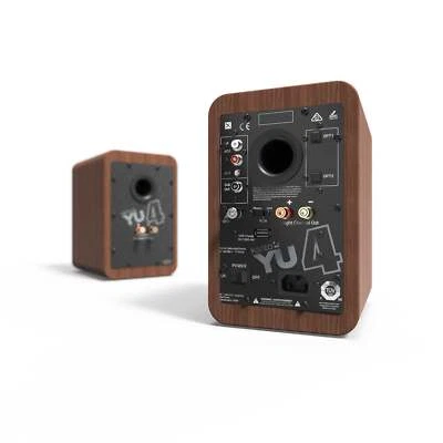 Kanto YU4 140W Powered Bookshelf Speakers with Bluetooth and Phono Preamp - Pair