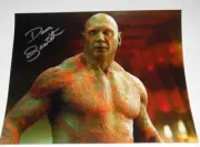 DAVE BAUTISTA GUARDIANS OF GALAXY 8x10 RARE HAND SIGNED PHOTO WITH COA AUTOGRAPH