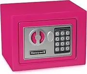 Honeywell Safes & Door Locks 5005 Steel Security Safe with Digital Lock, 0.17-Cubic Feet, Pink