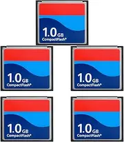 Five Pack 1GB Extreme Compact Flash Memory Card High Speed Digital Camera Card Industrial Grade Card(5Pack)