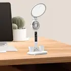 Fan Desk Light Dimmable Desk Lamp 3 Brightness Adjust USB Rechargeable Table