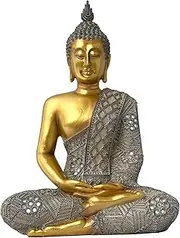 Buddha Statue for Zen Decor – Buddah Statue for Home - 13" Buddha Statue Large for Spiritual Décor - Buddha Decor for Living Room – Buddha Statues for Home Décor - Buda