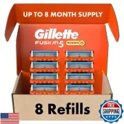 Gillette Fusion5 Power Razor Blades for Men, 5-Blade Razor Refills, 8 Count