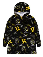 AFL Footy Team Flanket Over Sized Hoodie Polyester Wearable Hooded Blanket BNWT