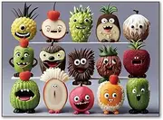 500 Pieces Jigsaw Puzzles for Adults and Teens and Kids Family Happy Gift Easter Eggs Puzzle (Happy Fruits)