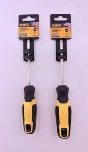 DeWalt Screwdriver Flat Head 3/16" & 1/4" DWHT60451 DWHT60452 2 pack New