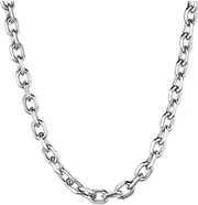 [Adabele] Stainless Steel Nickel Lead Free Chain Necklace for Healing Crystal Gemstone Pearl Wood Glass Ceramic Pendant Women Men Girl Boy Jewelry Making
