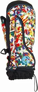 [North Peak] NP-4062 TPWT Gloves, Mitten-Type, Skiing, Playing in The Snow, Toddler, Kids, Juniors, Children, 35.4 inches (90 cm)