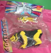Mighty Morphin Power Rangers Yellow With Bear Ninjazord 1995 McDonald's Toy Set