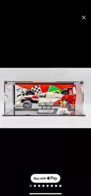 Acrylic Display Case For Lego Set 10330 McLaren MP4/4 And Ayrton Senna
