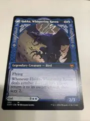 Alrund, God of the Cosmos // Hakka, Whispering Raven * ALT ART * [KHM] -[MTG]-