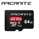 ARCANITE MicroSDXC U3 V30 A2 64GB記憶卡