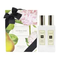 在飛比找Yahoo奇摩購物中心優惠-Jo Malone 英國梨與小蒼蘭+牡丹與胭紅麂絨香水禮盒(