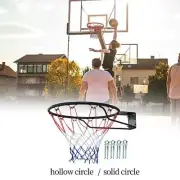 Basketball Rim Goal Backboard Rims with Net, Wall Mounted Basketball Hoop for