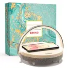 Gift for Her, Music Table Lamp with Wireless Charger, 4 in 1 Touch Bedside La...