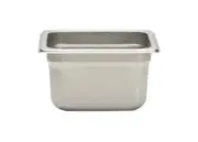 Libertyware 5164 1/6 x 4" Deep 25 Gauge Anti-Jam Stainless Steel Steam Pan