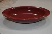 Longaberger Woven Traditions Paprika Christmas Treats Dish