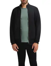 [Marcs] Neo Zip Through Sweater in Black