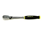 Snap On Tools NEW THLF72HV 1/4"dr Hi-Viz Soft Grip Long Flex Head Ratchet USA