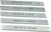 HSS Blades 3/32" X 1/2" X 4-1/2" for Lathe Parting Cut Off & Tool Holders