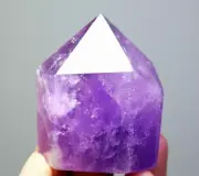 164g Natural Amethyst Quartz Crystal Tower Obelisk Wand Point Healing Specimen